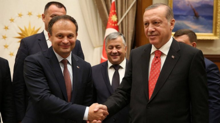 Andrian Candu met Recep Tayyip Erdoğan on official trip to Ankara