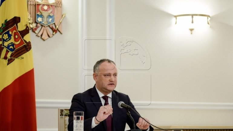 Dodon requests Deputy Defense Minister to resign and demotion of soldiers joining NATO drills 