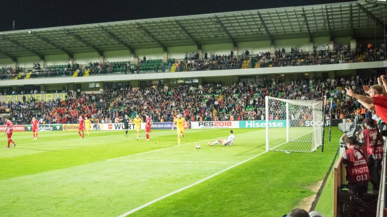 Moldova defeated 0-2 by Wales on home field (PHOTOREPORT)