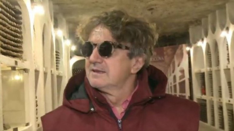 Goran Bregovici led through Cricova's famous underground city