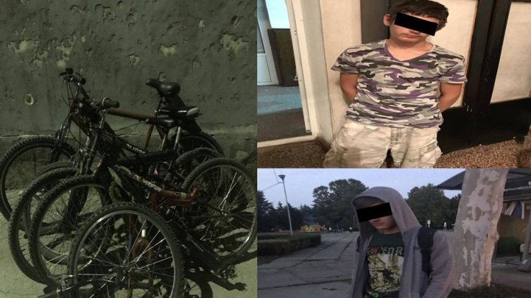 How a bunch of bikes were stolen during a week by two minors 