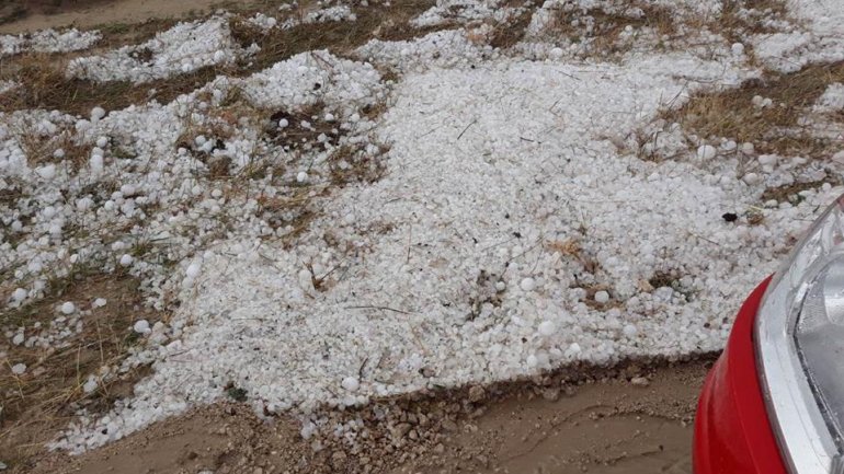 North of Moldova shaken by large hail. What damages have been reported to far