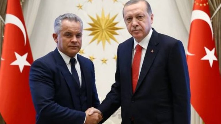 Vlad Plahotniuc met with President Recep Erdoğan in his working visit to Turkey 