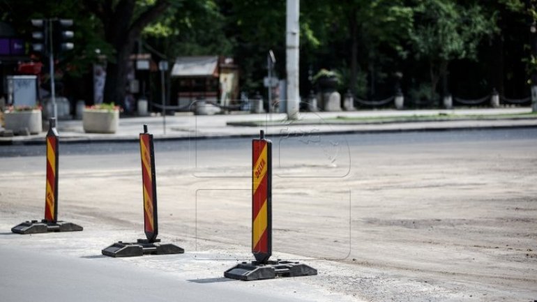 New asphalt of Ştefan cel Mare Boulevard to be started, again