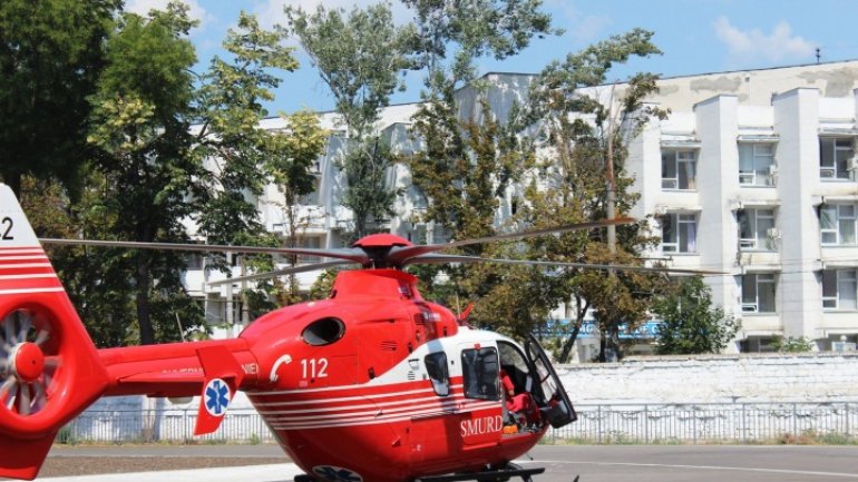 Motorcyclist seriously injured after accident at Briceni, transported by SMURD to Chisinau