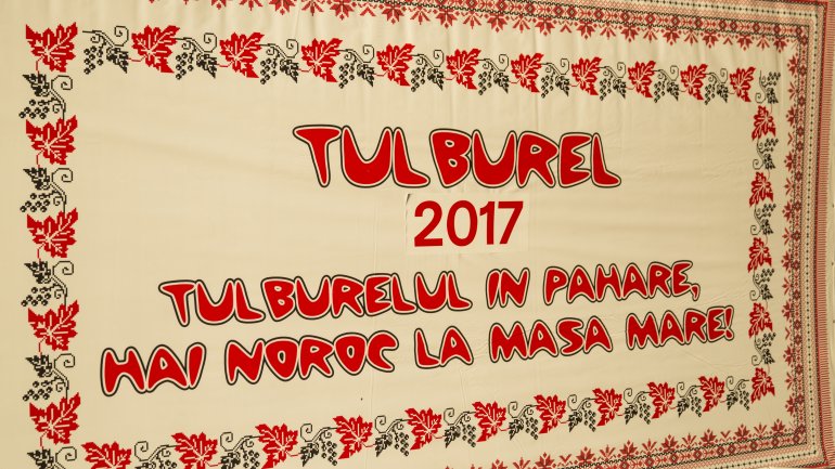 Fresh wine drained from crusher to please visitors in Tulburle Festival 2017 (PHOTOREPORT)