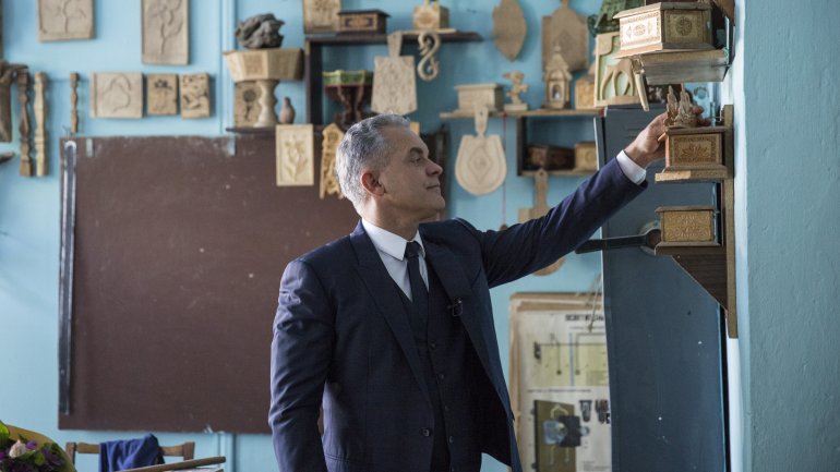 Vlad Plahotniuc visited his old school in Grozeşti village (Photo)