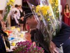 Flowers and nice words for World Teacher Day in Cezar Radu Gymnasium in Hânceşti