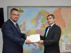 Deputy minister, Lilian Darii met ambassador Bartolomiej Zdaniuk