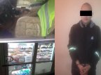 Man caught again after stealing from a store and a car