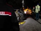 Drunk driving Moldovan crashed and burned down his BMW car