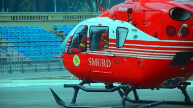 SMURD helicopter saved a life by transporting patient from Bălţi to Chişinău