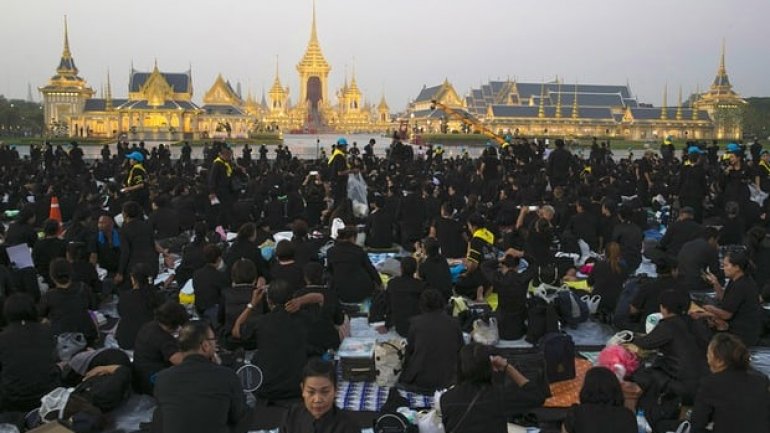 Thailand sets off royal cremation for former King Bhumibol Adulyadej (Photos)