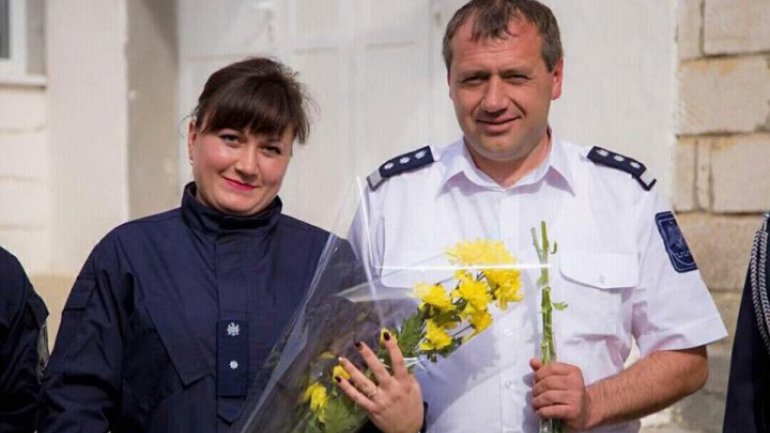 Flowers and nice words for World Teacher Day in Cezar Radu Gymnasium in Hânceşti