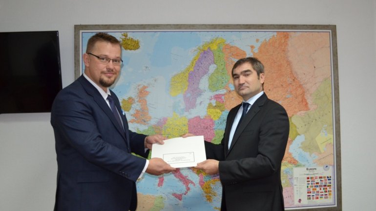 Deputy minister, Lilian Darii met ambassador Bartolomiej Zdaniuk