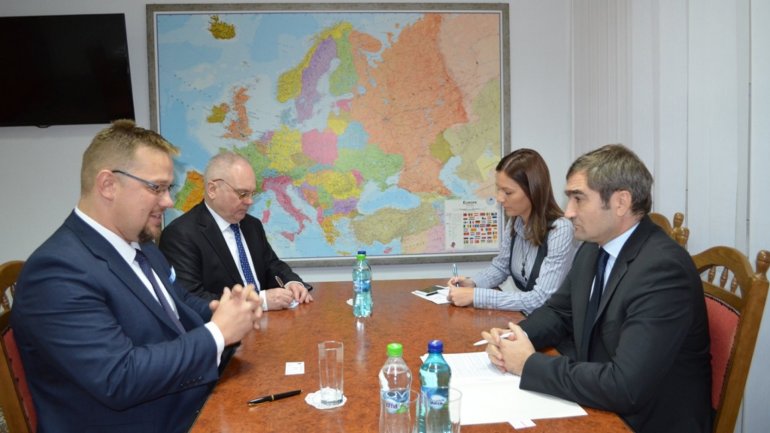 Deputy minister, Lilian Darii met ambassador Bartolomiej Zdaniuk