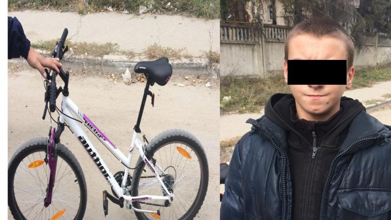 14-year-old caught for stealing a bicycle