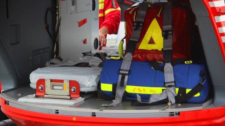 SMURD helicopter saved a life by transporting patient from Bălţi to Chişinău