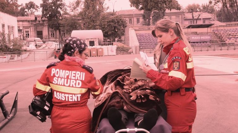 SMURD helicopter saved a life by transporting patient from Bălţi to Chişinău