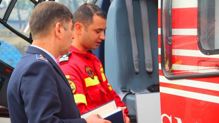 SMURD helicopter saved a life by transporting patient from Bălţi to Chişinău