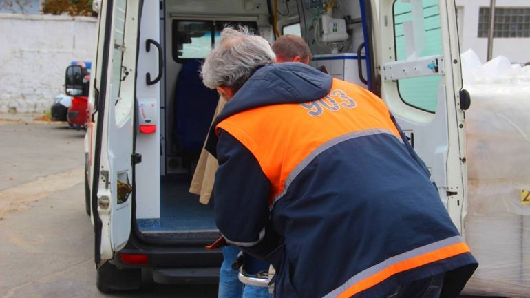 SMURD helicopter saved a life by transporting patient from Bălţi to Chişinău