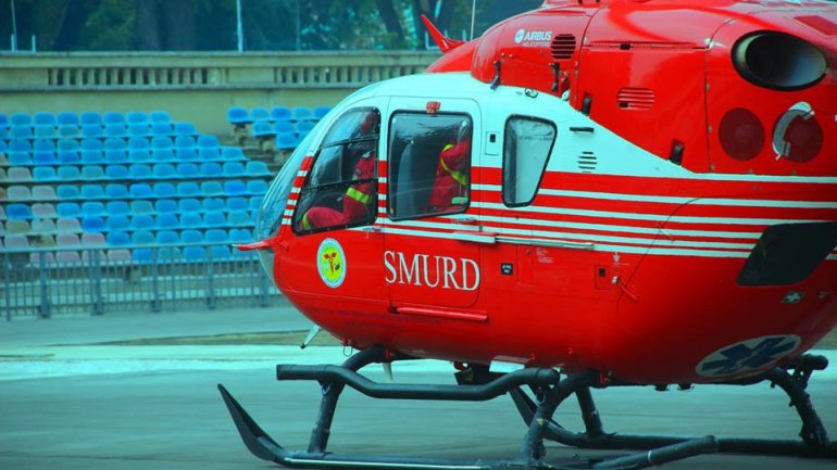 SMURD helicopter saved a life by transporting patient from Bălţi to Chişinău