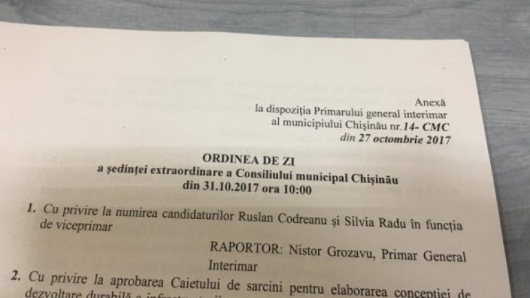 New Deputy Mayor of Chisinau is being chosen out of two candidates