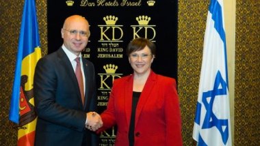 Prime Minister Pavel Filip met deputy speaker of Israeli Knesset Tali Ploskov