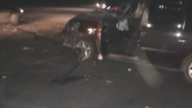 Two people were hospitalized after accident in Capital