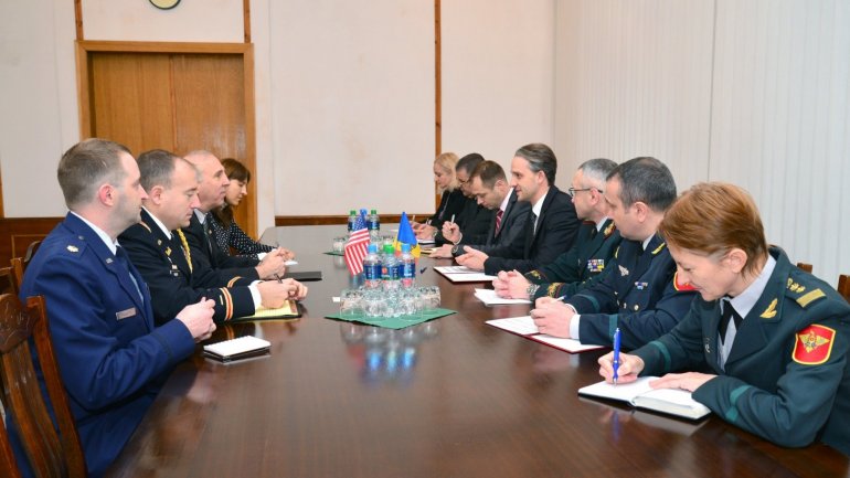 U.S Ambassador James Pettit supports reform agenda presented by Defense Minister Eugen Sturza