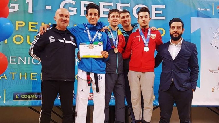 Four taekwondo fighters from Moldova were victorious in Greece Open G1 Tournament 