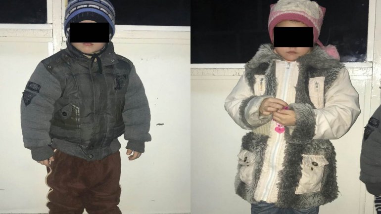 Mother of two children, of 7 and 3-year-old, wandering around Chisinau found