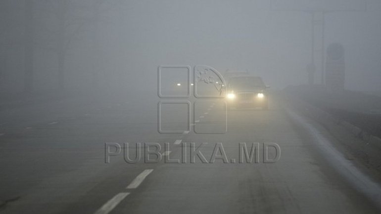 Fog with visibility of less than 200 meters in place across Moldova 