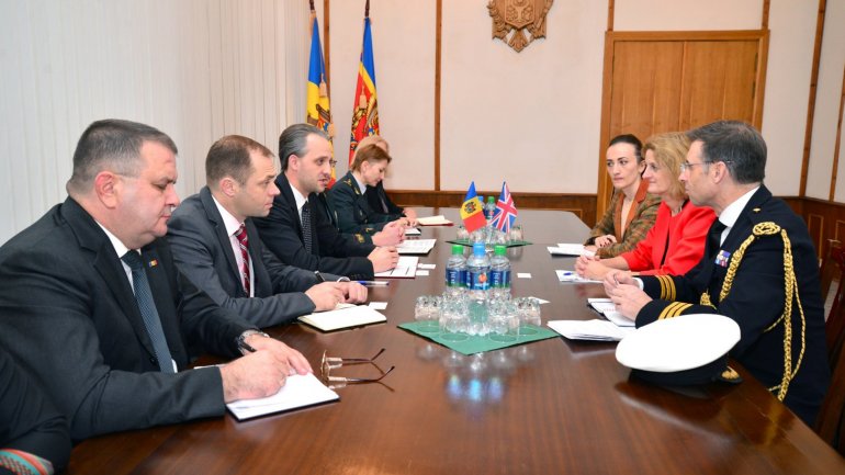 Collaboration between British and Moldovan military discussed at Defense Ministry