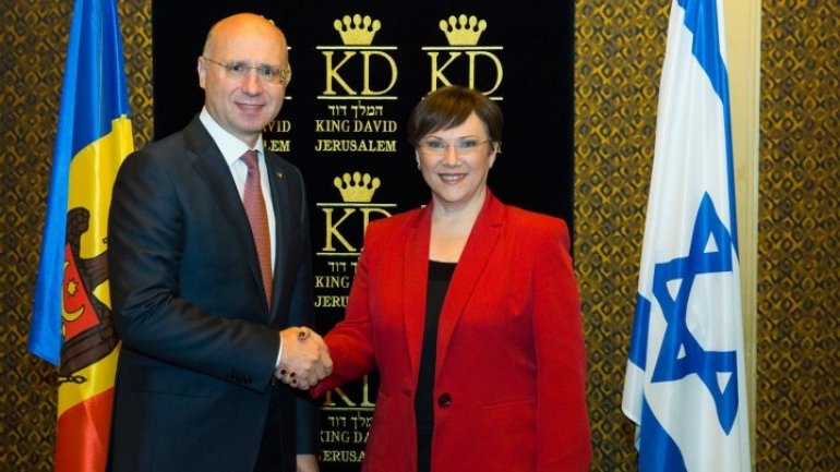 Moldo-Israel relationships, topic discussed by Premier Pavel Filip and Knesset Deputy Chair Tali Ploskov