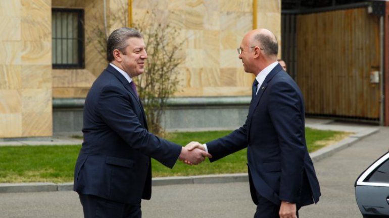 Prime Minister of Moldova, Pavel Filip had a meeting with his Georgian colleague, Giorgi Kvirikashvili