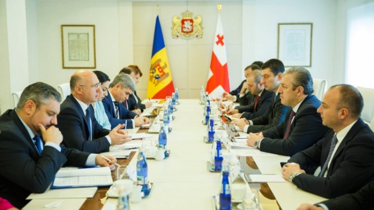 Prime Minister of Moldova, Pavel Filip had a meeting with his Georgian colleague, Giorgi Kvirikashvili