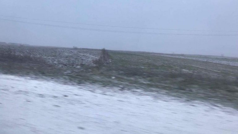 First snow of this year falls in Moldova's North (Photo/Video)