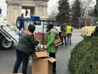 Winter vibes in capital: Christmas tree decorated with hundreds colorful globes 