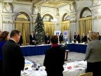 Klaus Iohannis held moment of silence for late King Michael I during meeting with EU ambassadors