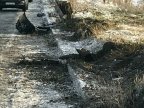 Grave accident on Hânceşti road. Car skidded, turned over and fell into a ditch