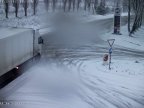 Warning for Drivers: Snow and frost causes slow movement on National roads