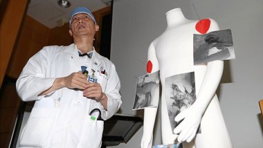 Surgeon who saved life of North Korean defector airlifted into his hospital