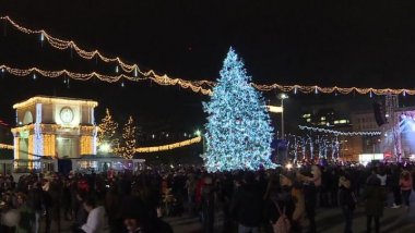 Holidays came in Capital. Lights from PMAN were lit this evening