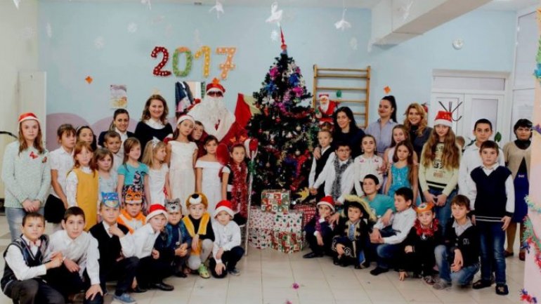 Children from placement center awarded gifts of Foundation Edelweiss's Santa Claus 