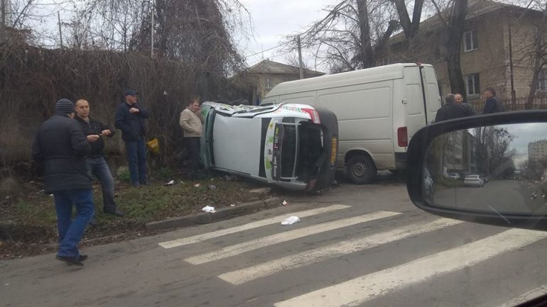 Grave Accident! Taxi crushed after impact with minivan on Belinski Street from Capital