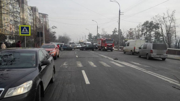 Grave accident at Chisinau City Gates. Two cars collided