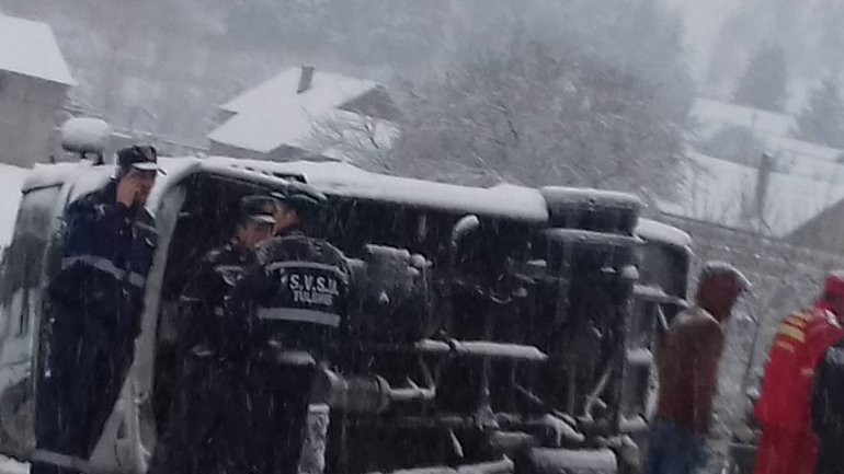 Minibus going Orhei - Praga overthrown in Harghita district: 2 dead and 7 injured (Photo)