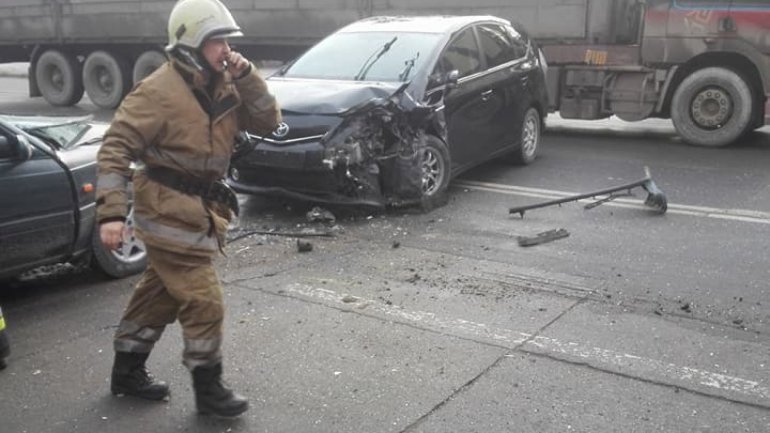 Grave accident at Chisinau City Gates. Two cars collided