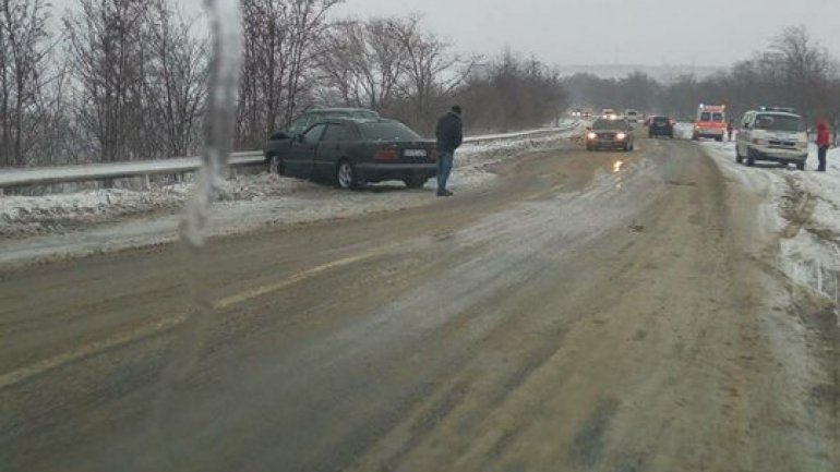 Grave four car chain reaction accident on Chişinău - Dubăsari road